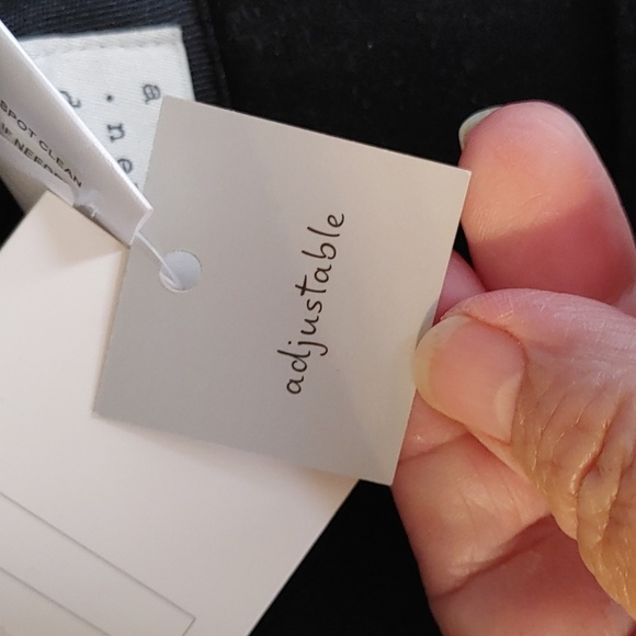 🌻NEW 100% Wool Adjustable Black Felt Bucket Hat/Cloche - Picture 6 of 9